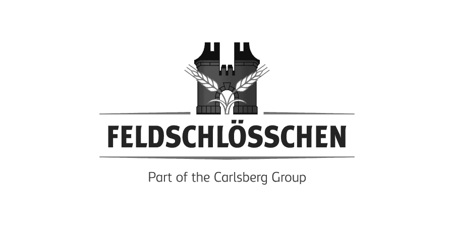 Feldschloesschen Logo. Demos für professionelle Telefonansagen.