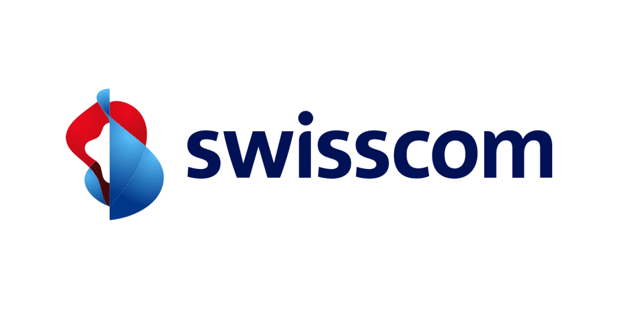 Swisscom logo Telefonansagen Combox. Das Brandicon von Swisscom wird gezeigt. Telefonansagen von Victura werden direkt auf der COMBOX der Swisscom hinterlegt.