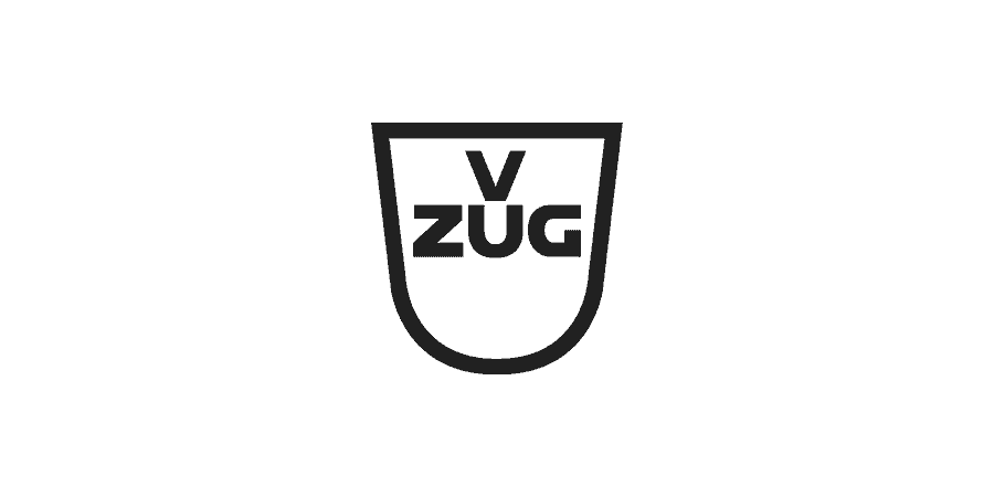 Logo V-Zug Telefonansagen. Demos für professionelle Telefonansagen und Sprachansagen.